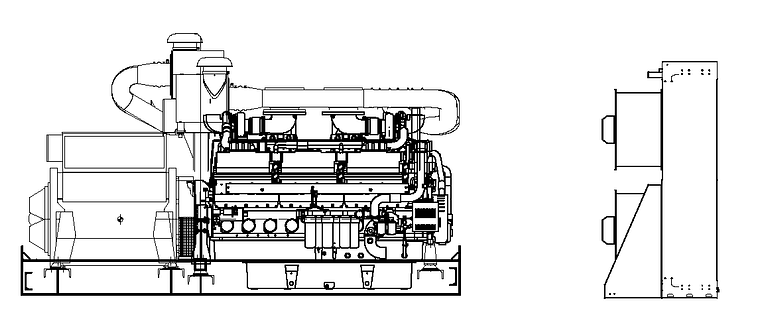 AC 3000 دیزل ژنراتور کامینز